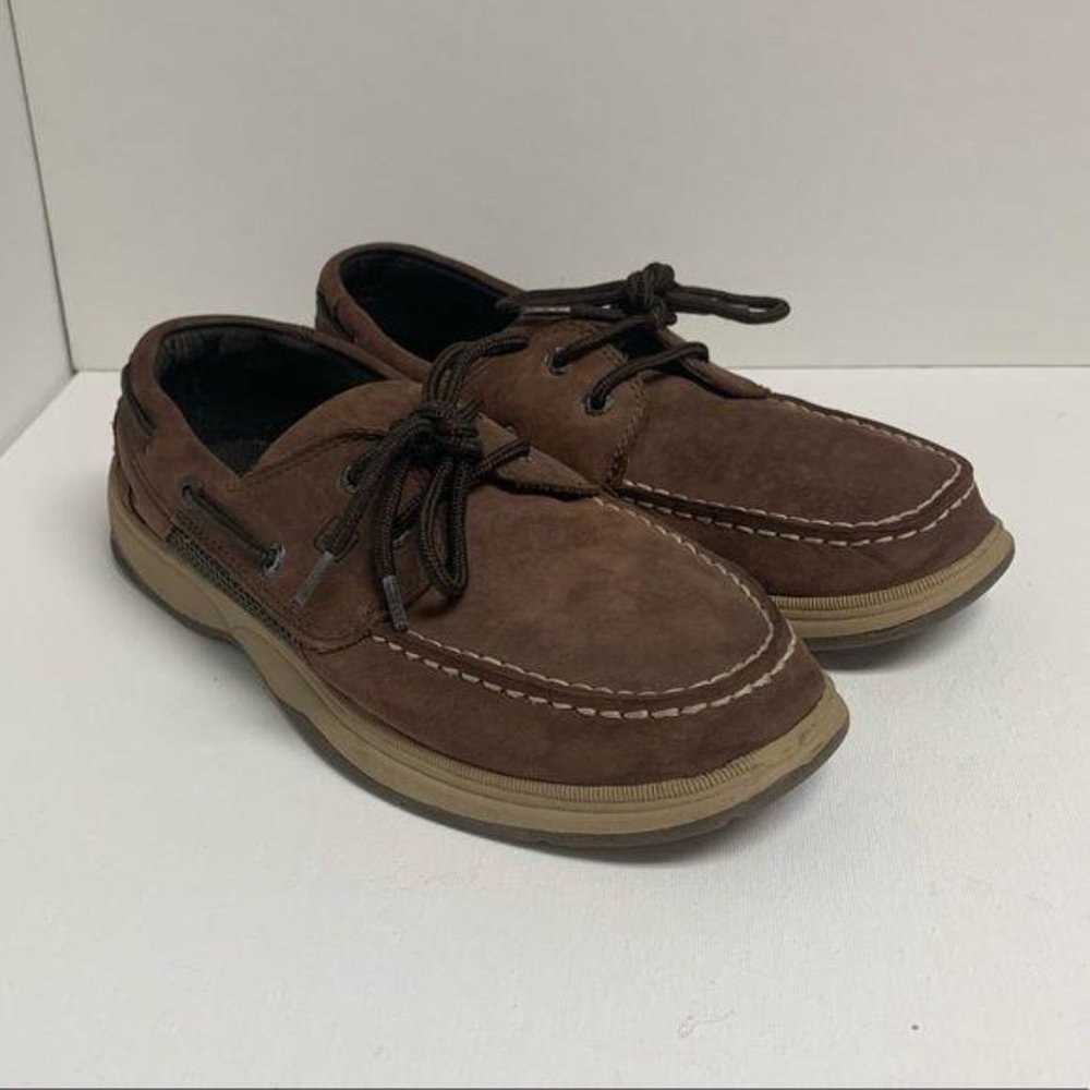 Sperry Top-sider Intrepid Boys Leather Boat Shoes